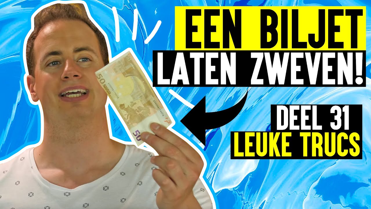 Goocheltruc zwevend biljet! Hoe dan? Leuke trucs 31 -  Robin Matrix
