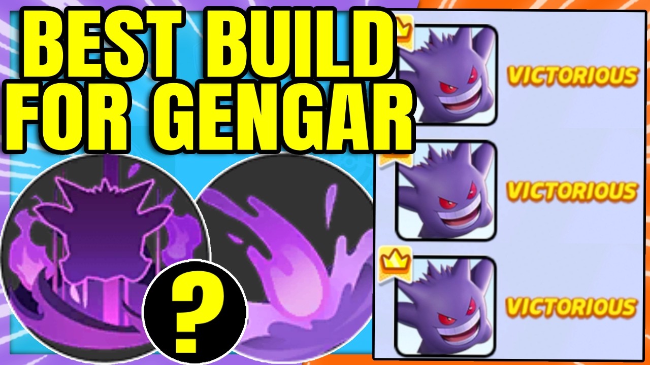 This is by far the BEST BUILD for GENGAR that you can play in Ranked | Pokemon Unite