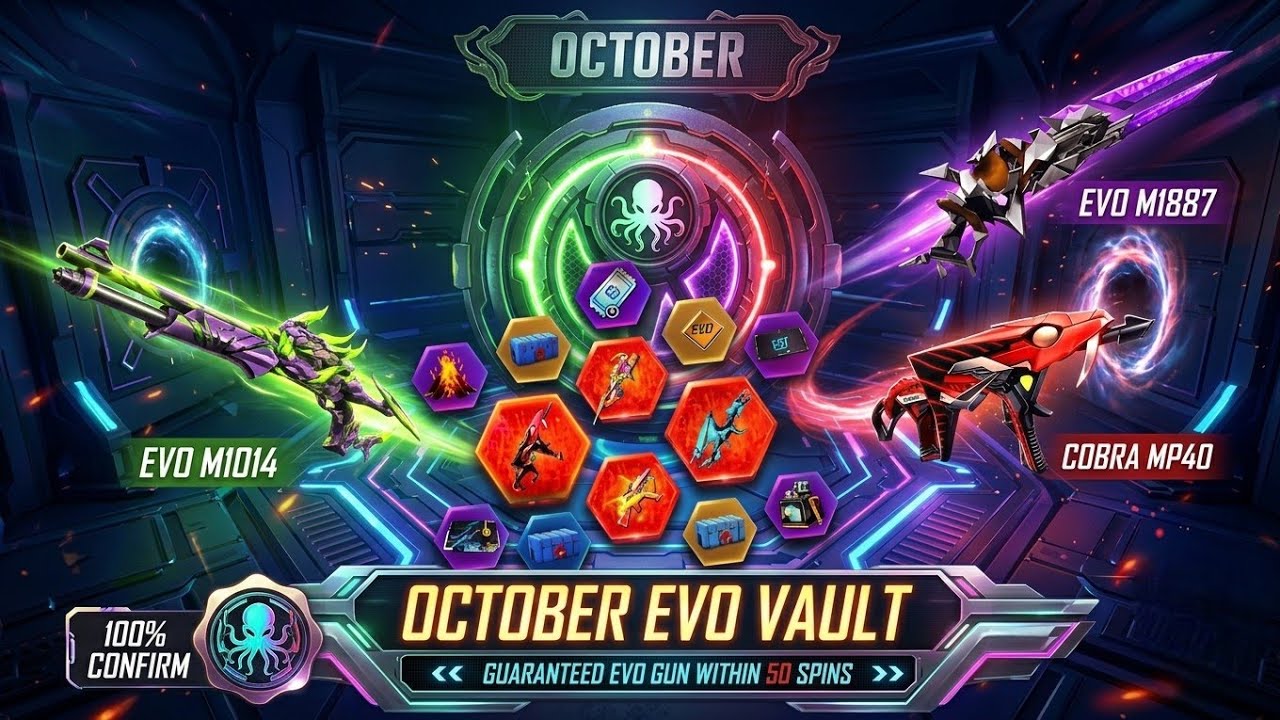 2 October Next Evo Vault Update Free Fire | Next Evo Vault Update Free Fire | Ff New Event