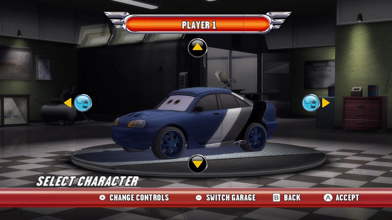 Cars Race-O-Rama Wii - Doc's Racing Students (Dolphin)