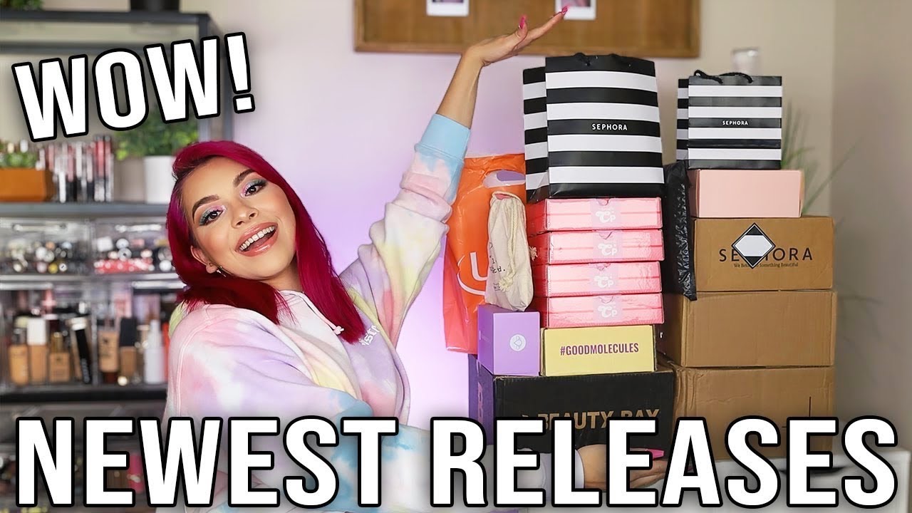 I BOUGHT A BUNCH OF NEW MAKEUP RELEASES!! HUGE ULTA SEPHORA HAUL AND PR UNBOXING