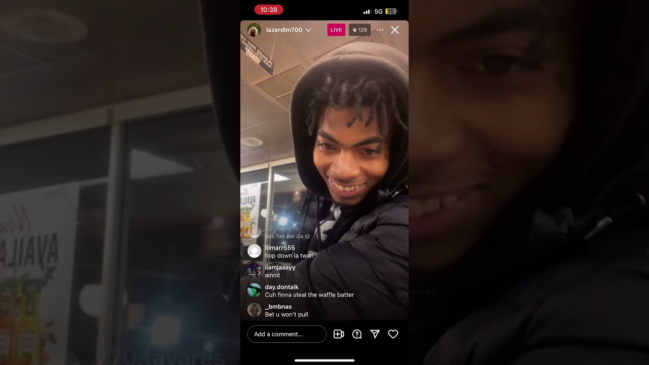 lazerdim700 hops on fine shyt at the waffle house