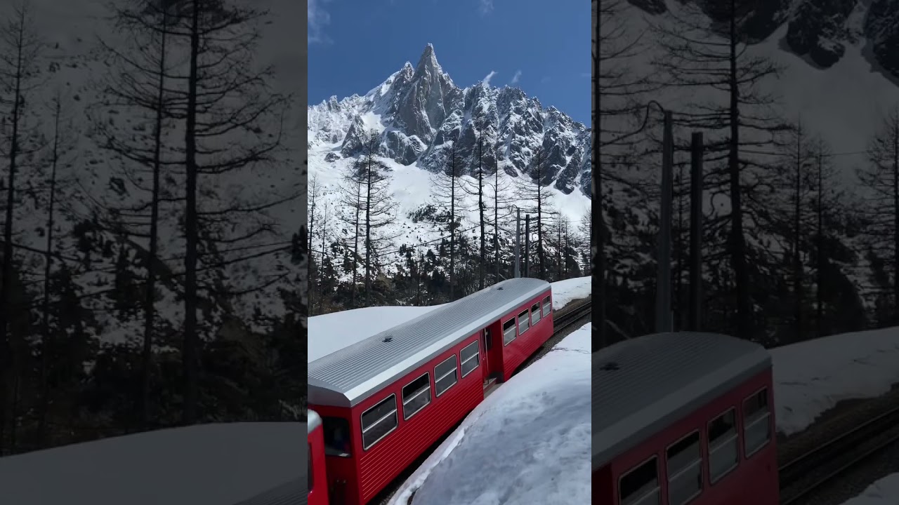 Montenvers, mythique train &agrave; cr&eacute;maill&egrave;re ❤️