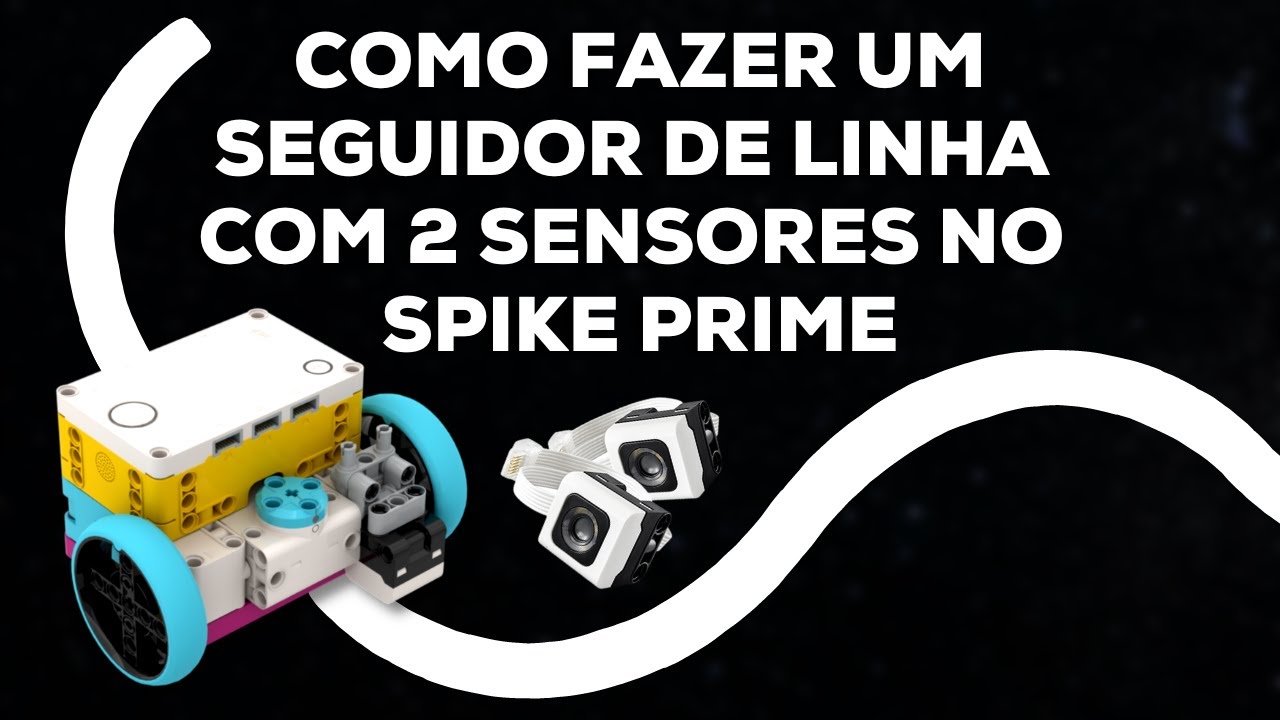 COMO FAZER UM SEGUIDOR DE LINHA COM 2 SENSORES NO SPIKE PRIME