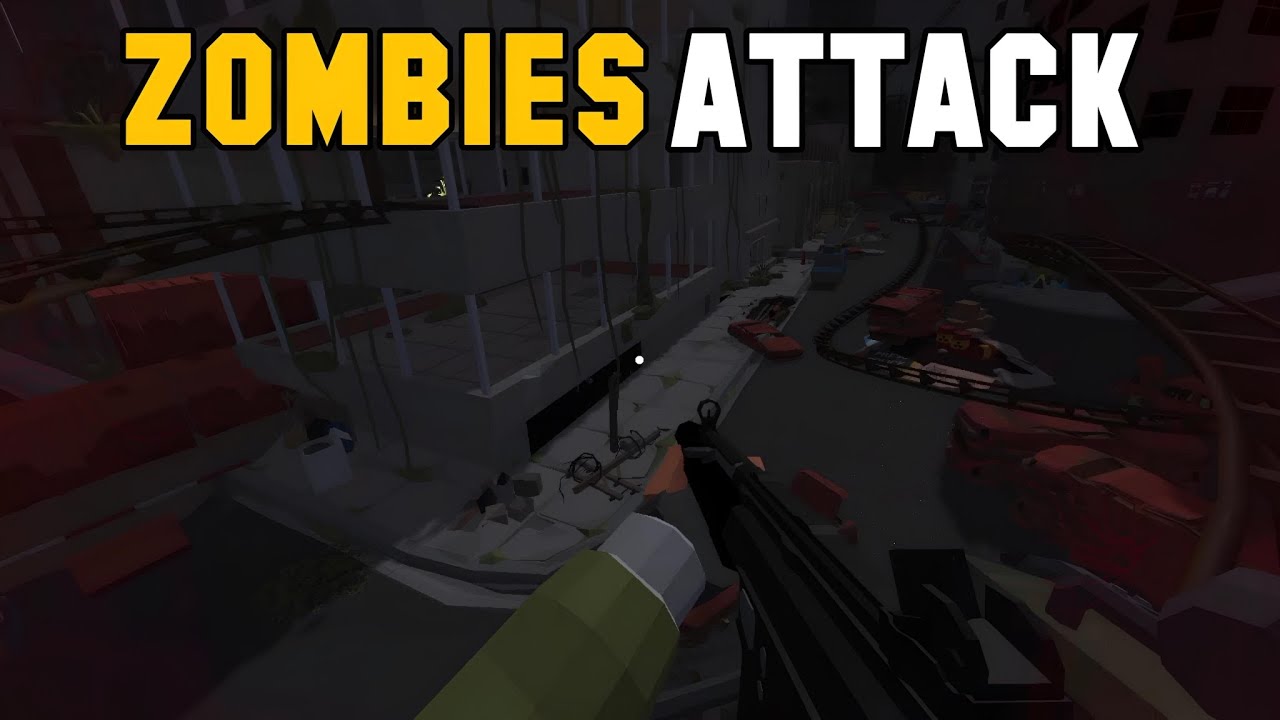 ZOMBIE ATTACK ON ME ROLLERCOASTER RIDE #trending #adiiigamerz 