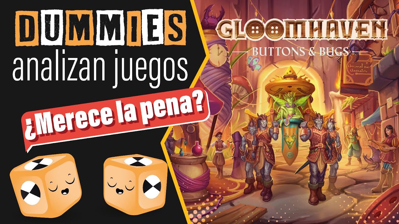 GLOOMHAVEN BUTTON AND BUGS Juego de Mesa 🧙‍♂️ RESEÑA🧙‍♂️  | ¿Como se Juega y de que Va?