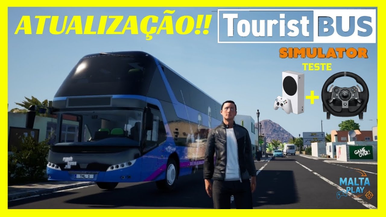 ATUALIZAÇÃO INSANA CHOCOU! Tourist Bus Simulator tem MAIS ÔNIBUS no Xbox Series S do que no PS5 ??!!