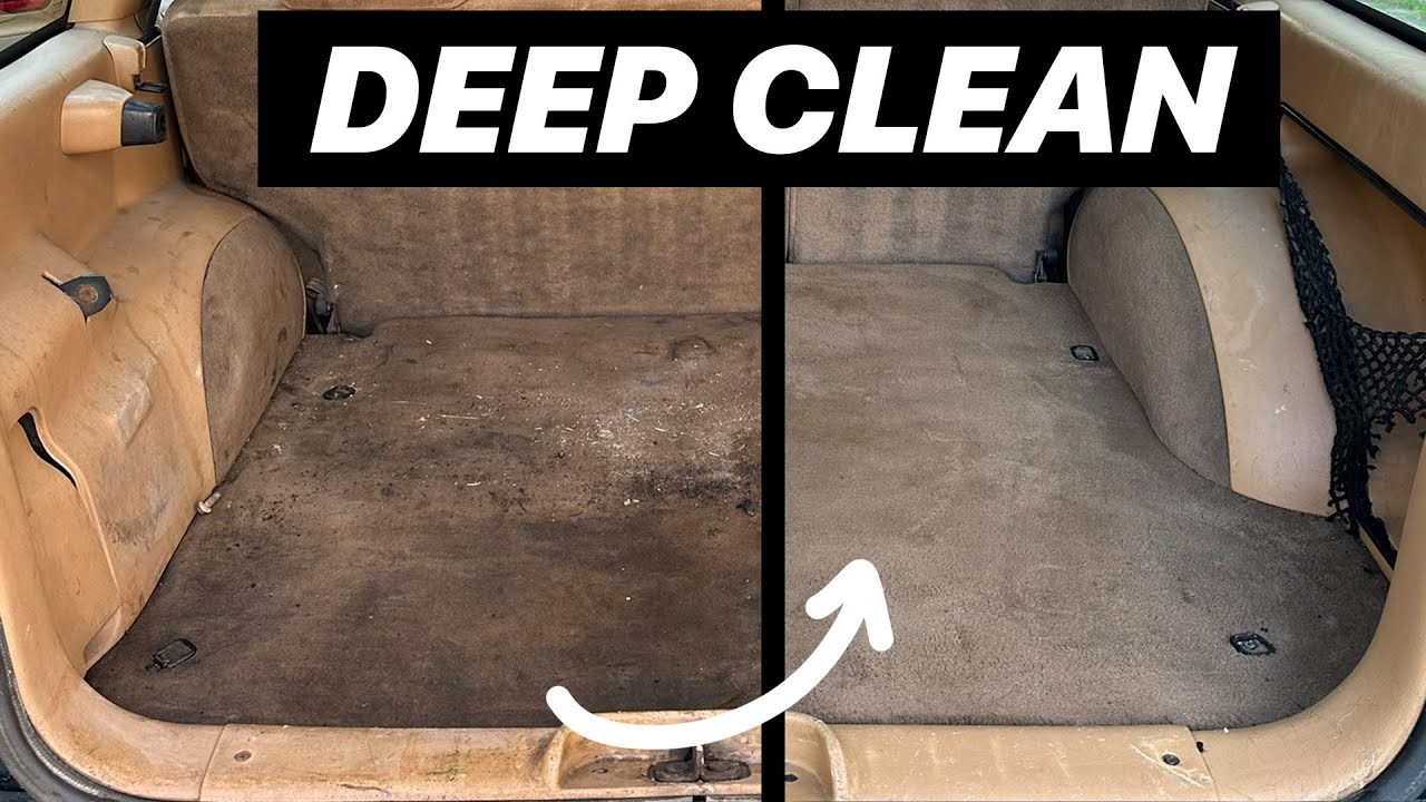Deep Cleaning a DIRTY Car Interior   JEEP GRAND CHAROKEE