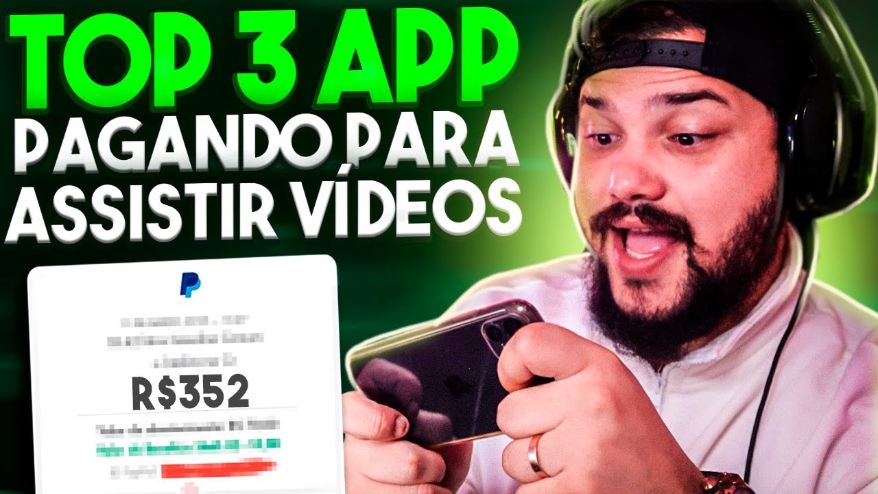 3 APPs que PAGA pra ASSISTIR V&Iacute;DEOS + PROVA DE PAGAMENTO