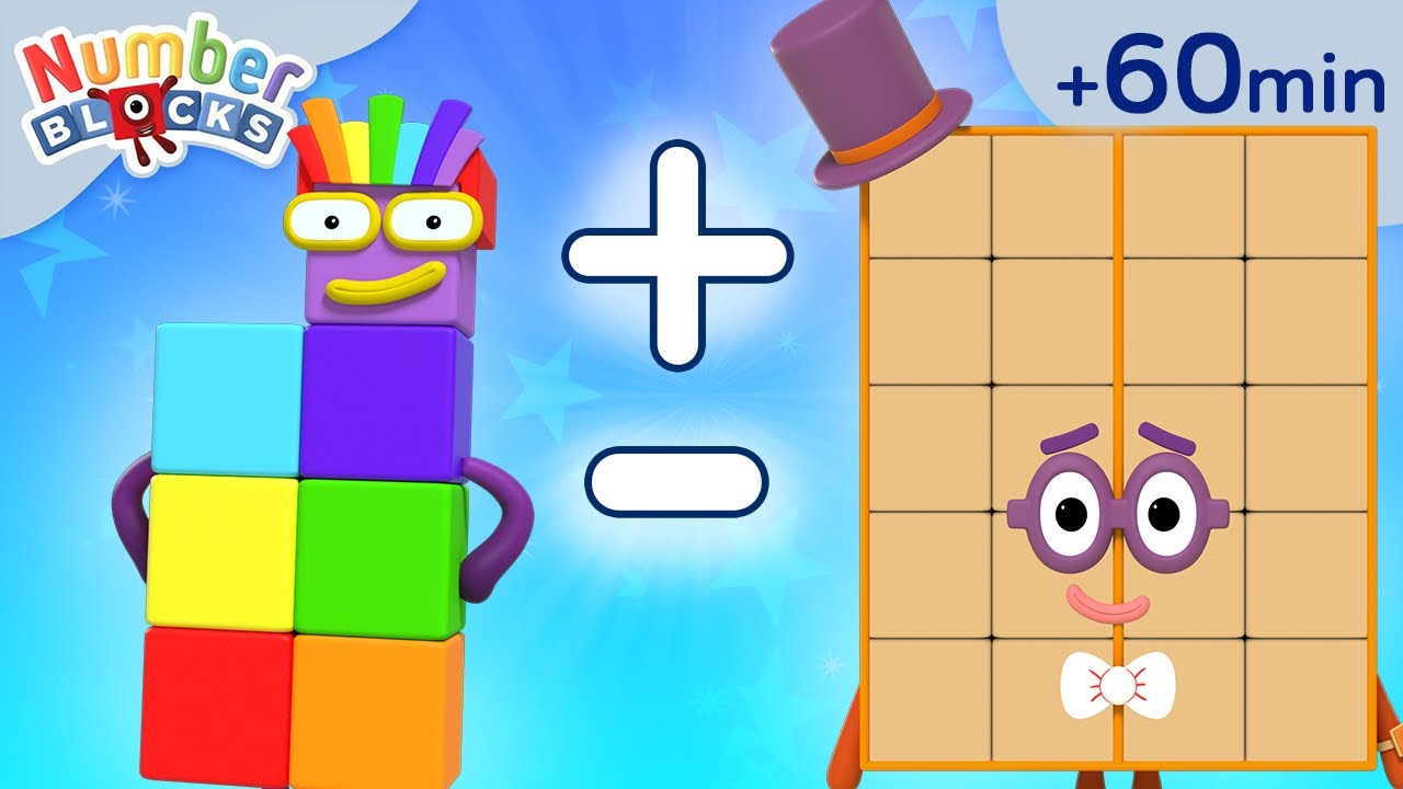 Aprende la SUMA y la RESTA Parte 3 | Episodios Completos | Numberblocks en Espa&ntilde;ol