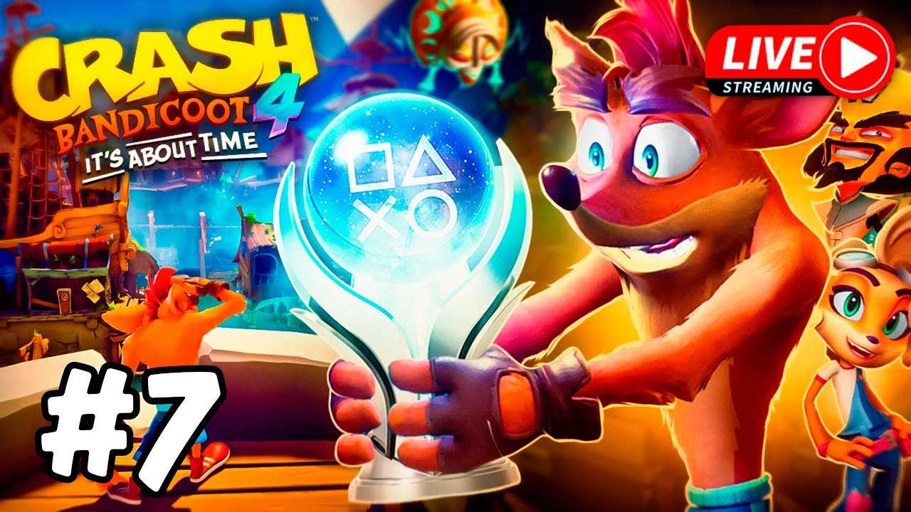 CRASH BANDICOOT 4 - PEGANDO AS RELIQUIAS DE PLATINA
