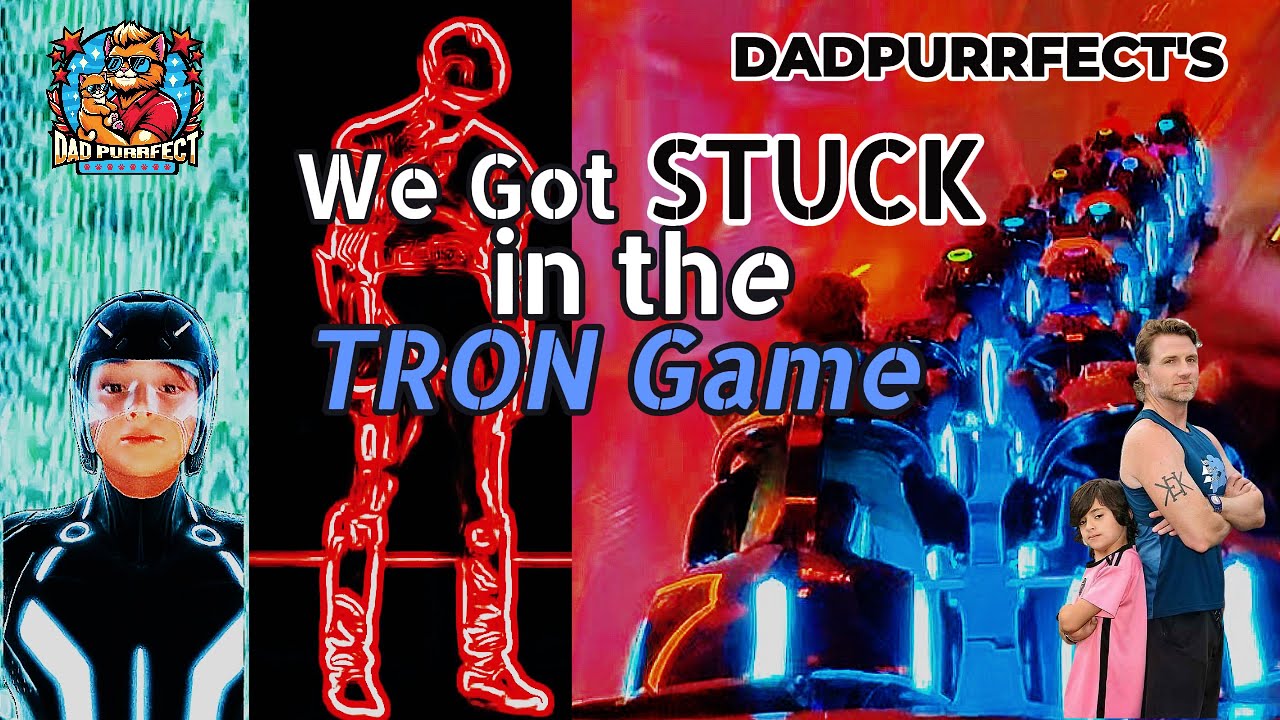 We Got STUCK in the @Disney #tron  Game, turned into Real Grid Experience | #new #original #gaming