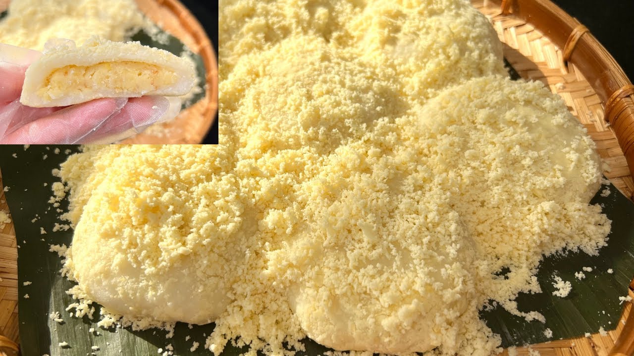 BÁNH DÀY ĐẬU XANH CẤP TỐC làm bằng gạo nếp đơn giản, nhanh gọn - Bánh mềm dẻo đến hôm sau - Mai Khôi