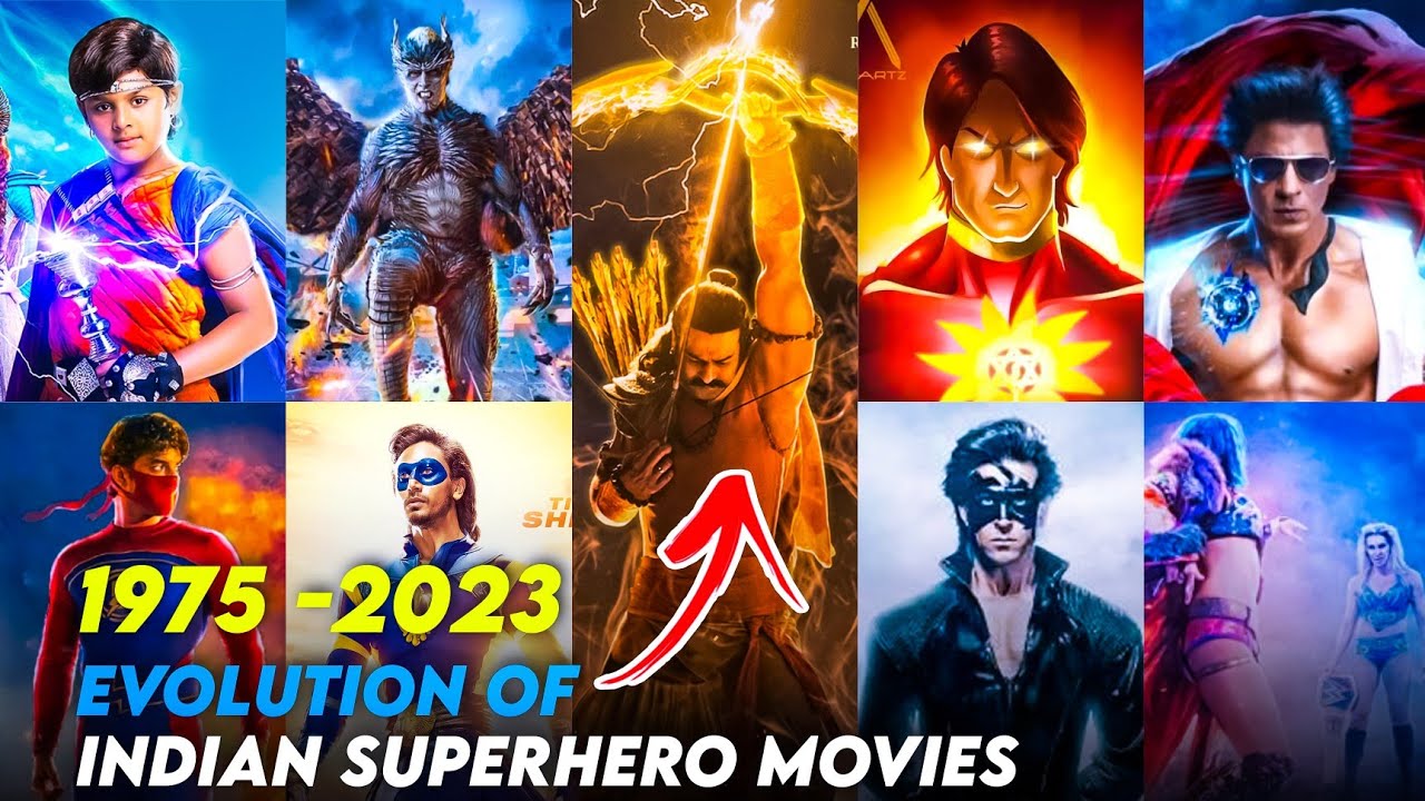 Evolution Of Indian Superheroes 1975 - 2023 / History Of Superheroes In India