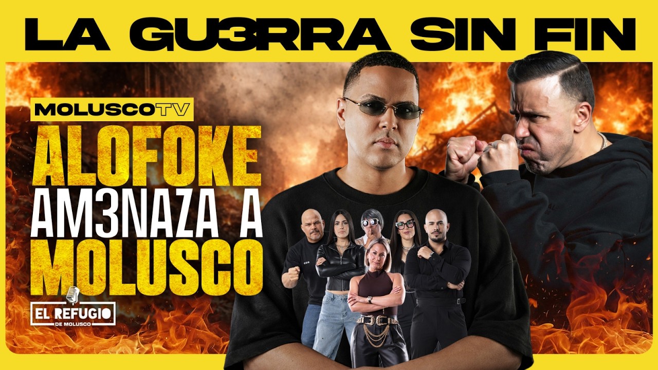 “Me voy a llevar a todo tu equipo” Alofoke lanza am3naza a Molusco /  Las nenas y sonidos S3xu@les