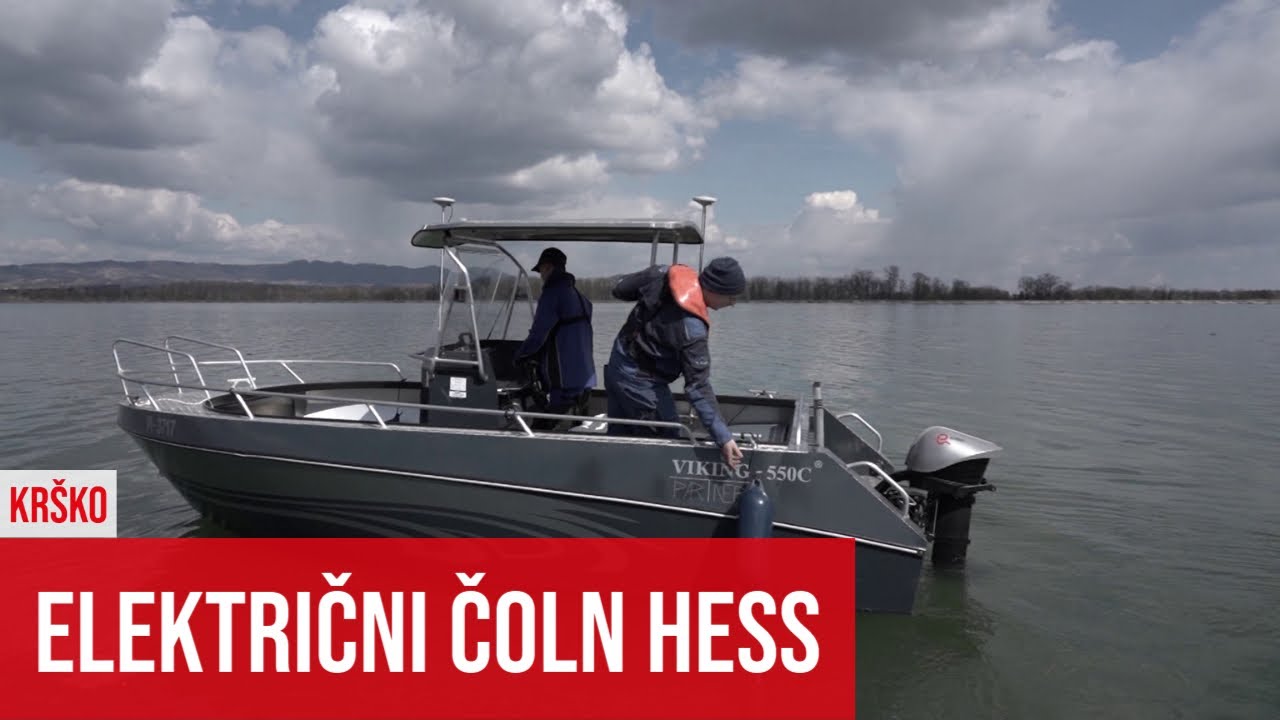 BREŽICE: Z električnim čolnom po pretočni akumulaciji HE Brežice