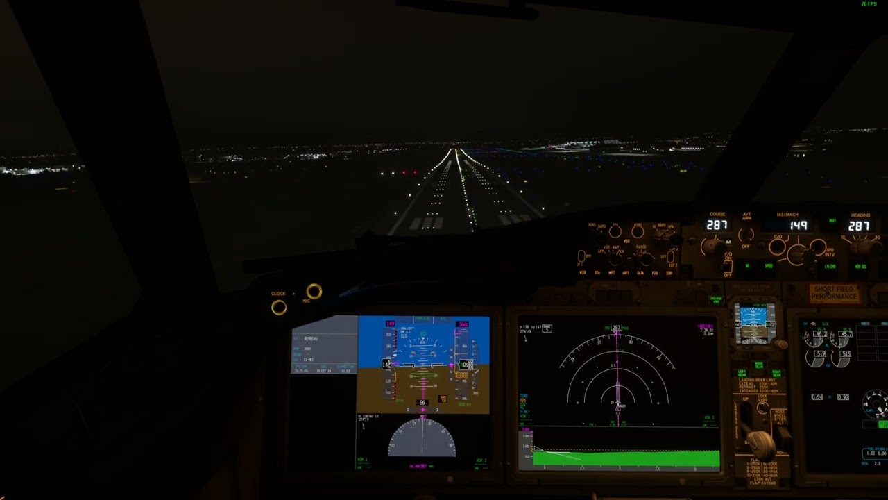 Arrival into Gdansk Airport (EPGD) | iFly 737 MAX 8 | MSFS