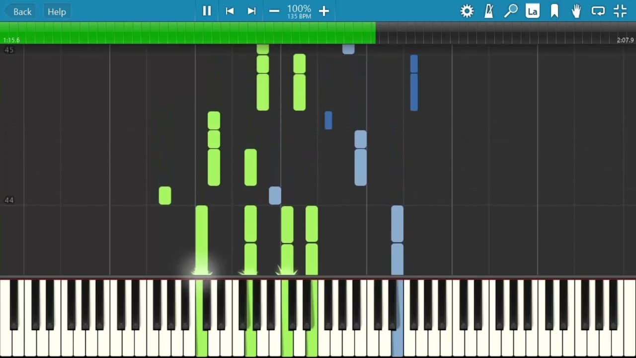 Concerning the UFO sighting near Highland, Illinois  [Piano Tutorial] (Synthesia)