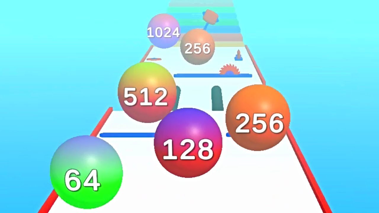 Ball Merge 2048 - Color Ball Run & Rush 4096 ! All Levels Gameplay (177-182) android, ios