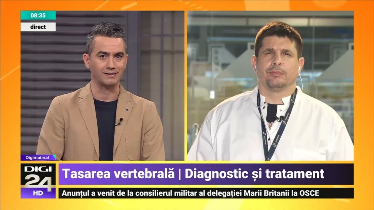 Tasarea vertebrală – Dr. Dan Benția | Spitalul Clinic SANADOR