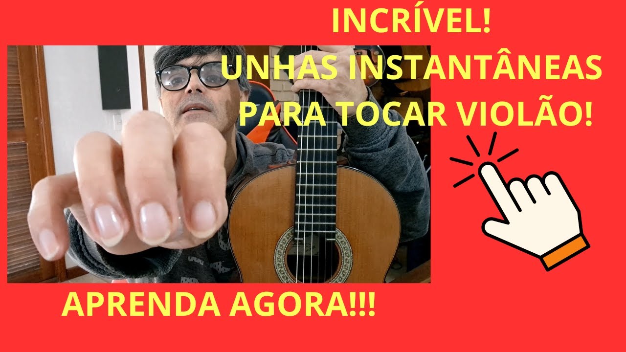 INCRÍVEL! UNHAS INSTANTÂNEAS PARA TOCAR VIOLÃO!