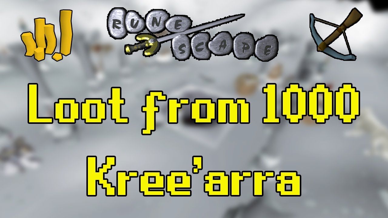 Old School RuneScape - Loot from 1000 Kree'arra + Strategies