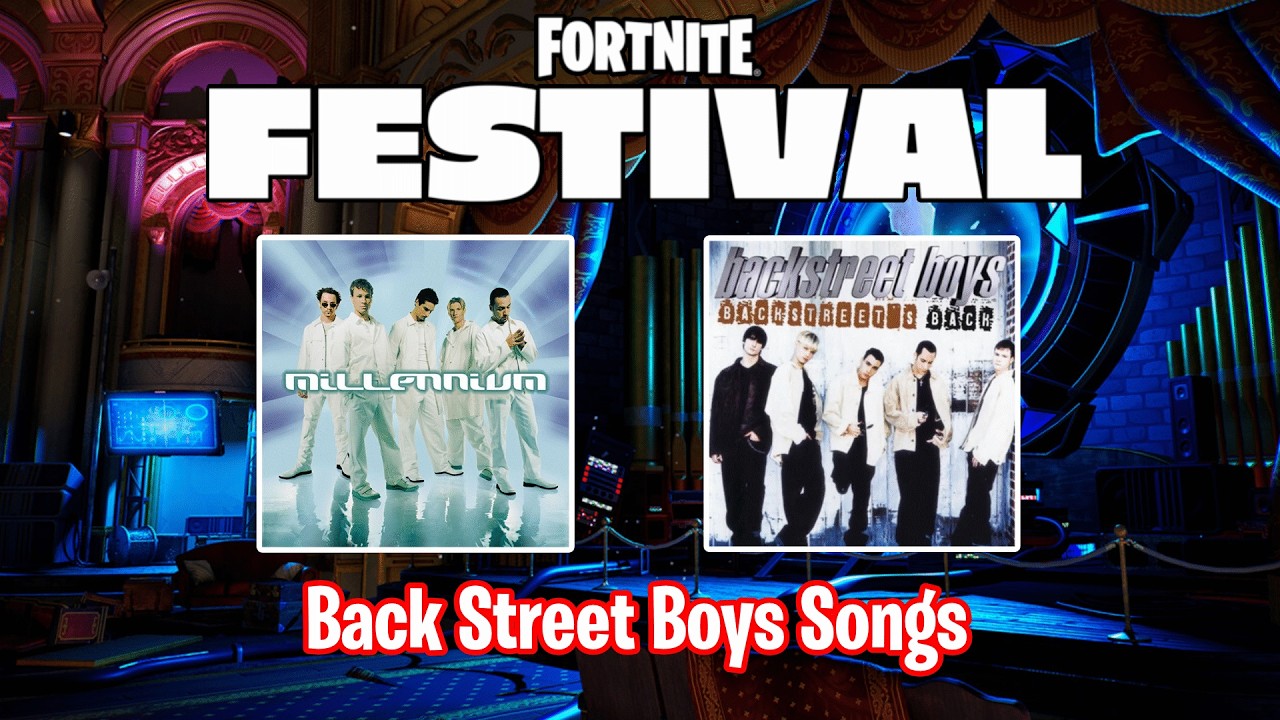 Backstreet Boys FLAWLESS in Fortnite Festival