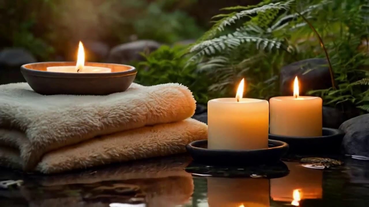 Relaxing Spa Music 🌼 Stress Relief Music, Insomnia Cure, Heal Stressed Mind,Peaceful Water Magic 38