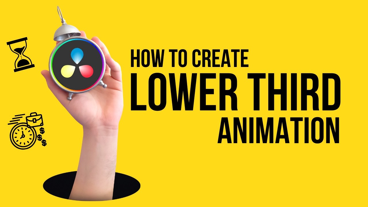 How to Make Clean Lower Third Animations in DaVinci Resolve Fusion