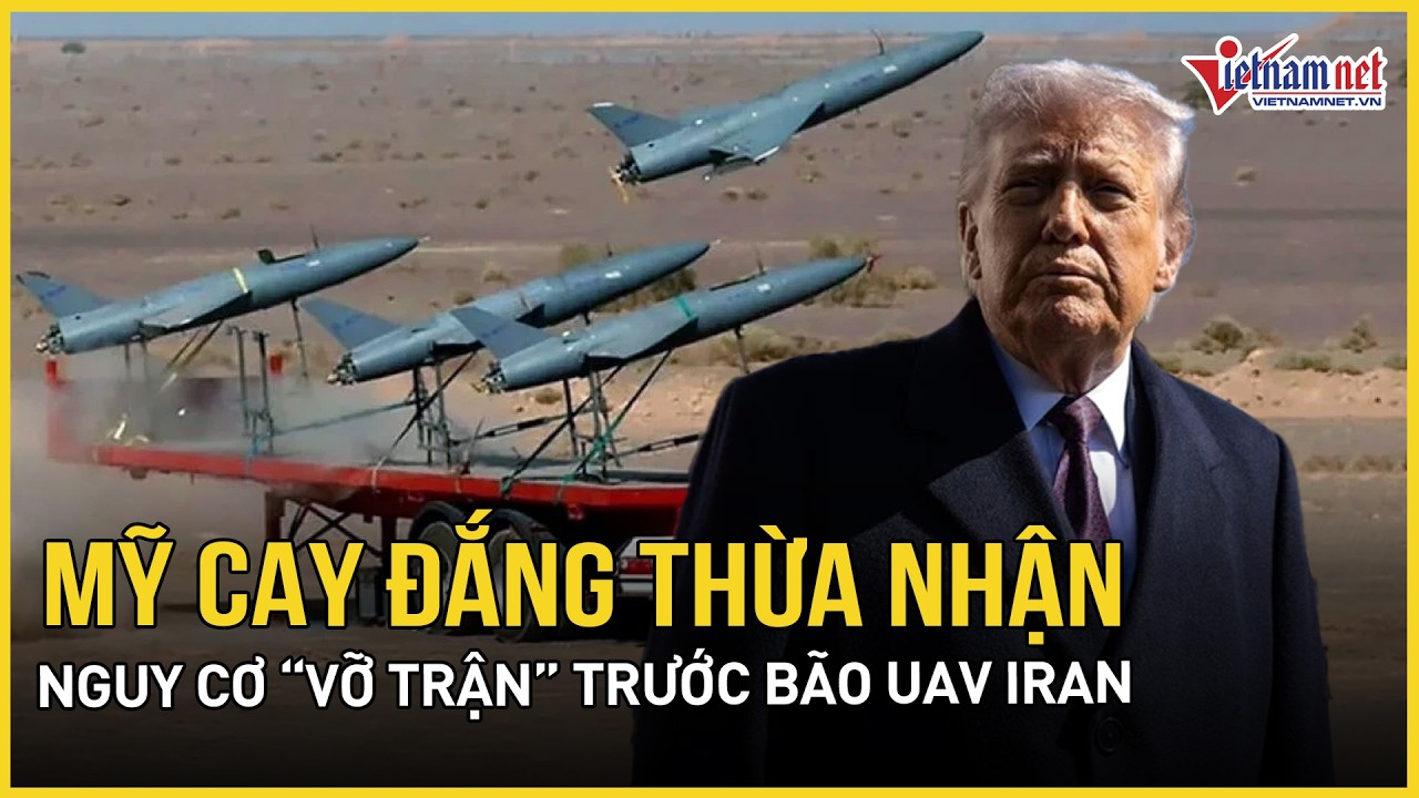 Mỹ lo sợ nguy cơ “vỡ trận” trước bão UAV Iran, thêm 1 nước điều máy bay quân sự đến Trung Đông