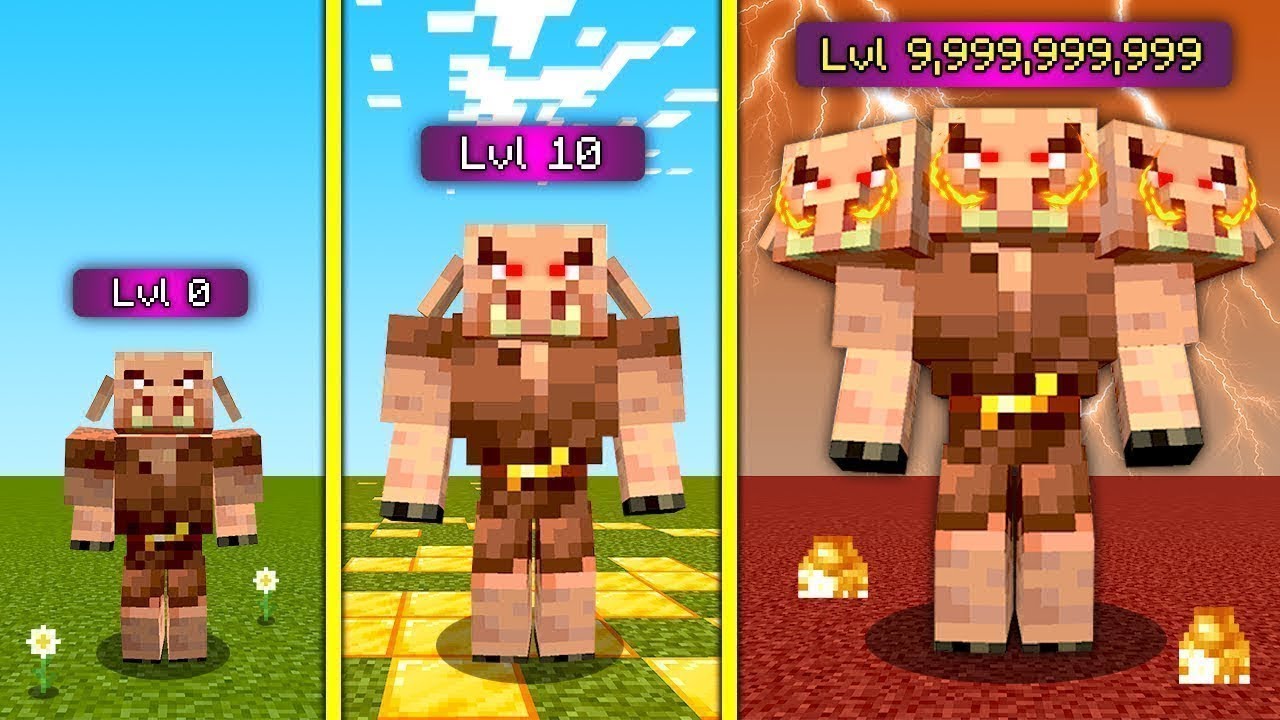 Minecraft, but piglins have become gods
