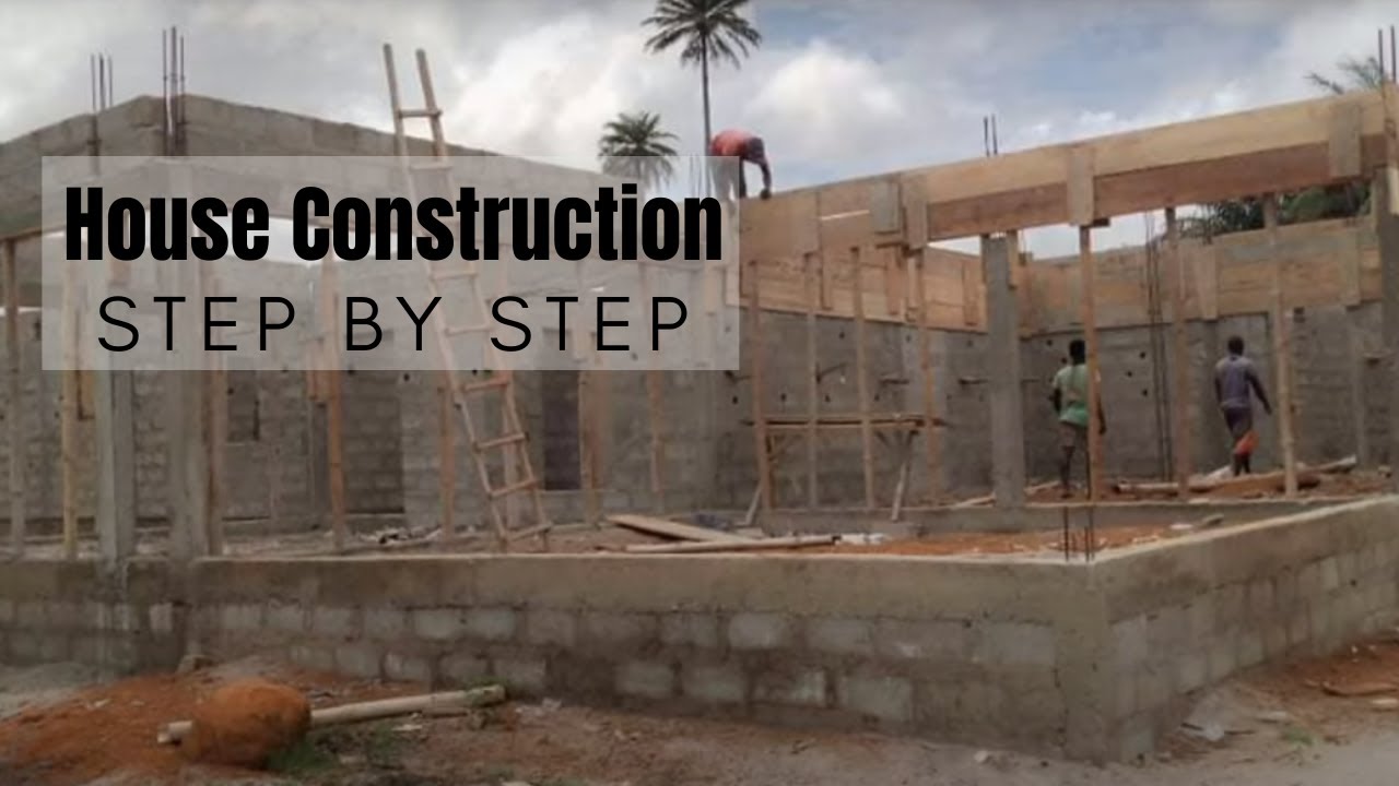 Step By Step House Construction by T&J Construction innovations LLC. Building in Liberia 🇱🇷