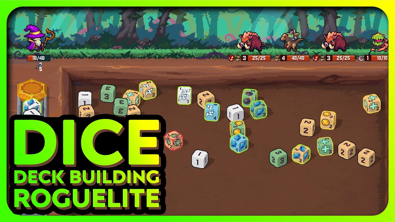 Great Strategy Deck Builder with Satisfying Chain Reactions | Rune Dice