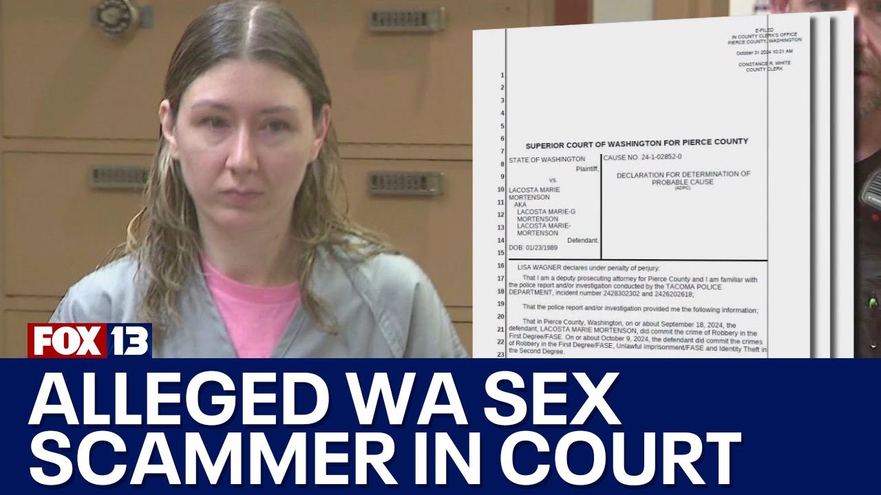 Alleged WA sex scammer makes first court appearance | FOX 13 Seattle