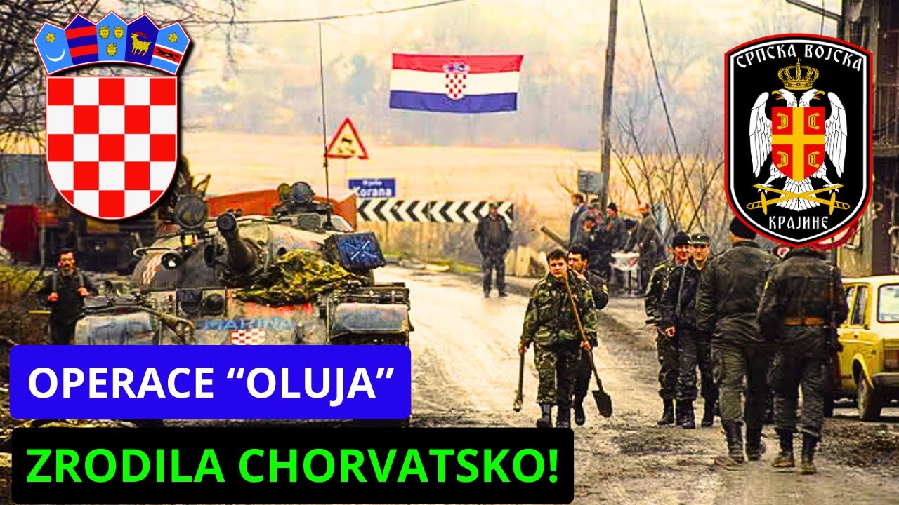 OPERACE OLUJA - BOUŘE ZRODILA CHORVATSKO!...A čeští vojáci jsou pod palbou