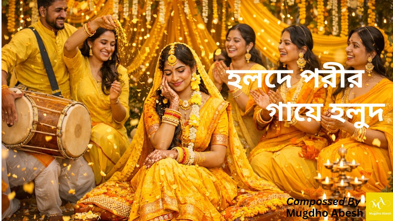 হলদে পরী | বিয়ের হলুদের গান l Holud Dance Song | Wedding Haldi Bangla Song | Mugdho Abesh