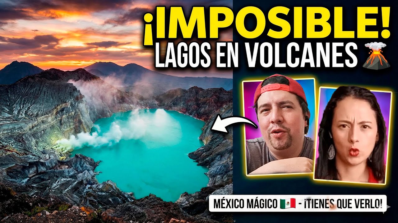 ¿AGUA DENTRO DE UN VOLCÁN? 🌋 Estos lugares de México NO tienen sentido 🤯