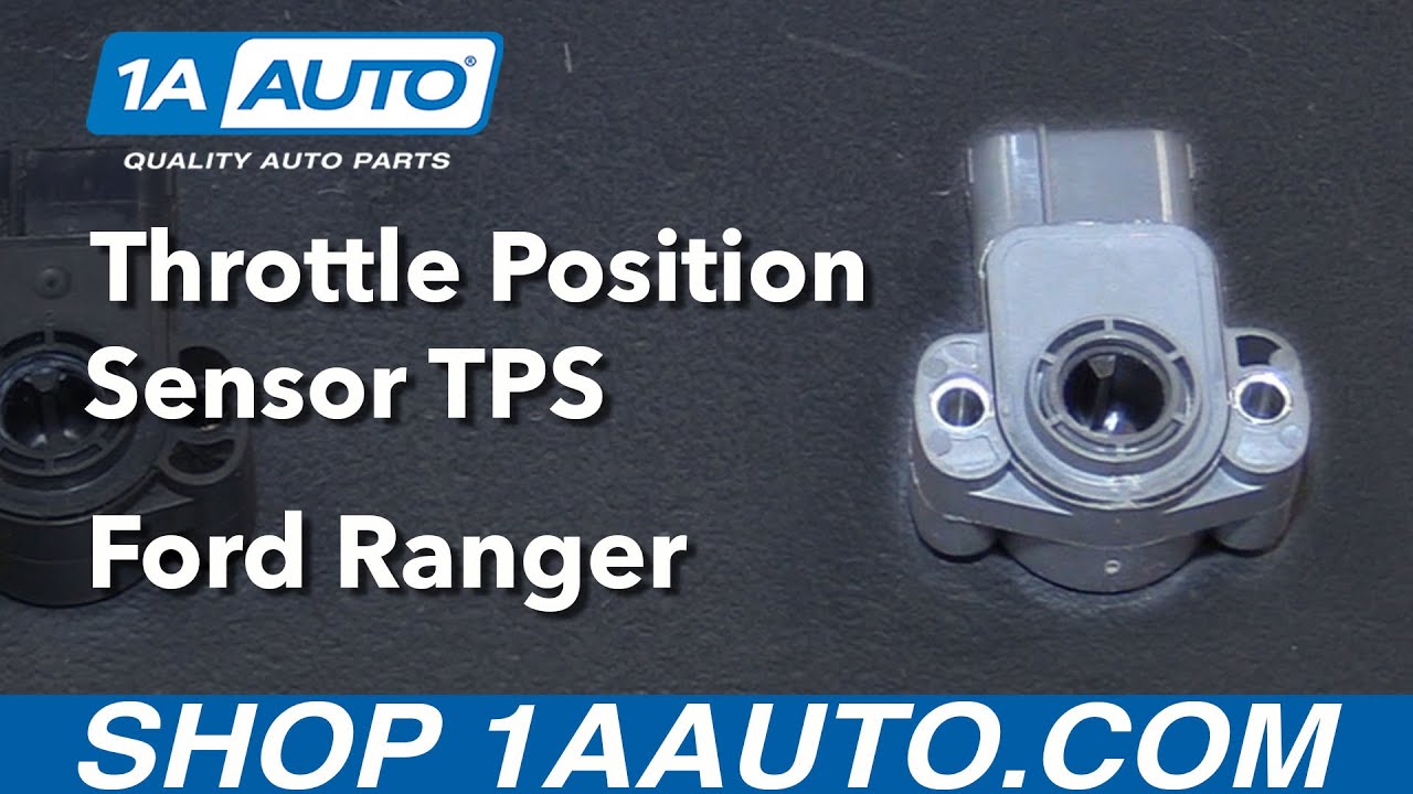 Как заменить датчик положения дроссельной заслонки TPS 98-12 Ford Ranger