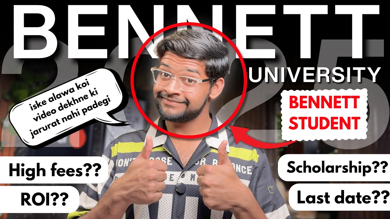 Best video on Bennett University | Admissions 2025 | Scholarship, Placements, Fees, Hostels, Bennett