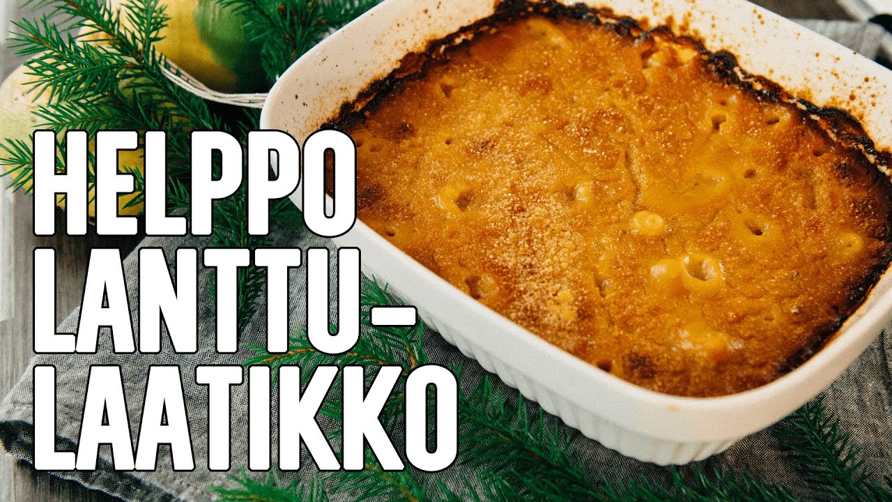 RESEPTI: Helppo ja maukas lanttulaatikko