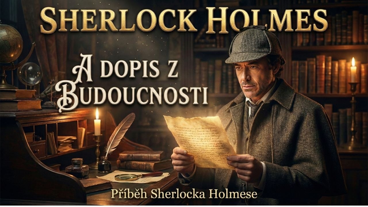 Sherlock Holmes a dopis z budoucnosti Příběh Sherlocka Holmese.