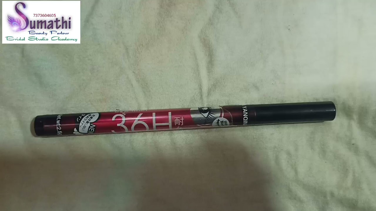 Waterproof eyeliner review in Tamil.