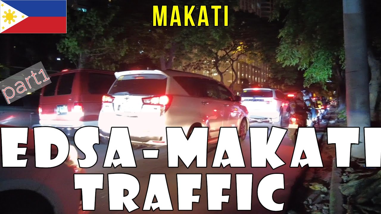 Ночная прогулка вдоль EDSA и Макати | Филиппины