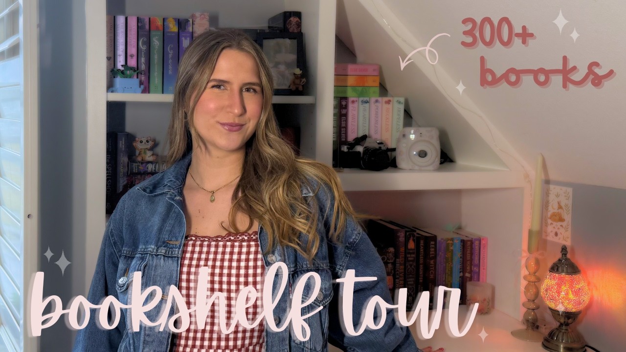 2026 bookshelf tour | 300+ books on my shelves 🧚💫