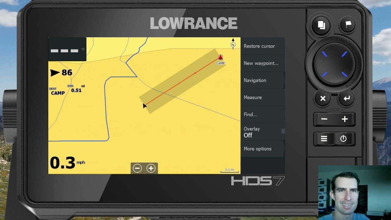 Lowrance HDS Live Overlays for Off Road Navigation