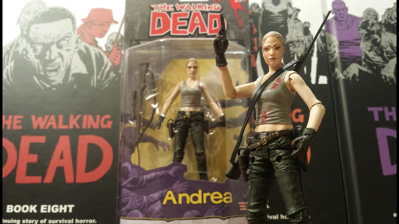 The walking dead comic series 3/ Andrea action figure (HD)