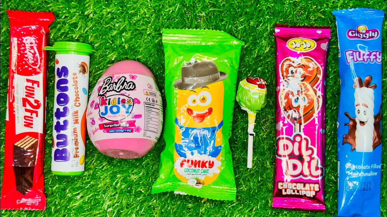 ASMR Most Popular Candys 🍭| Some lots of colorful rainbow lolipop candy chocolate eat