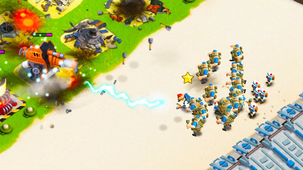 Are level 1 Grenadiers worth it in Boom Beach? Starting Over Account Gameplay!