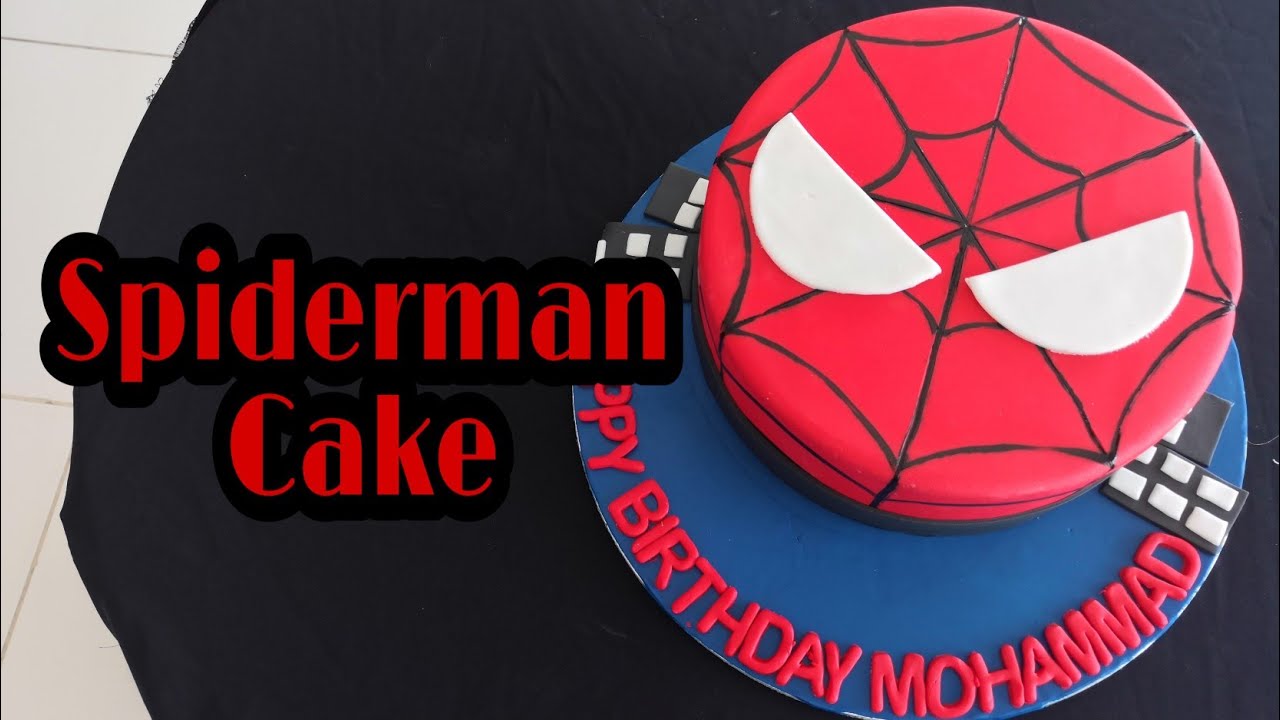 How to Make Spiderman Cake | easy step by step