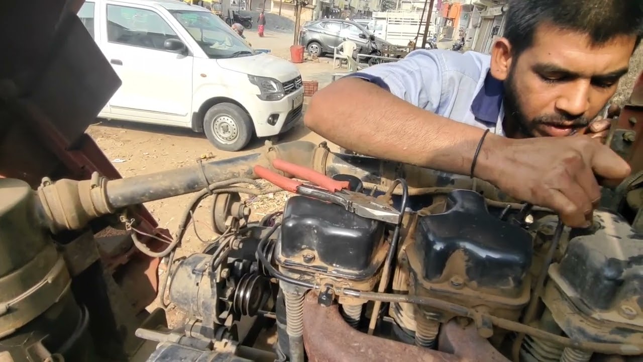 PART-1 eicher 368 sarvice And bracks  sarvice and washing #eicher #holland #eichertractor 